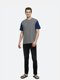Hue Color Block Oversized T-Shirt