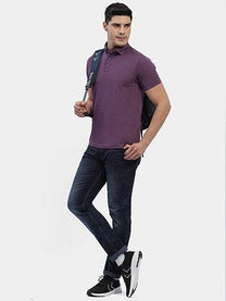 Hummel Men Purple Jaye Sports Polo Collar Tshirt - Hummel India