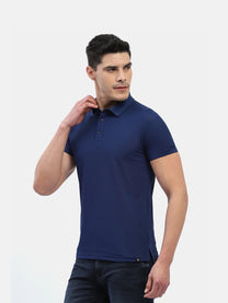 Jaye Poly Polo T-shirt Pack Of 2 (Dress Blue/White)