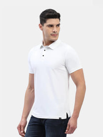 Jaye Poly Polo T-shirt Pack Of 2 (White/Lavender)