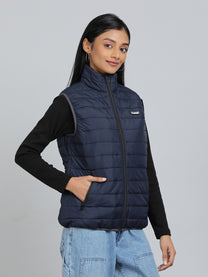 Benne Sleeveless Bomber Jacket