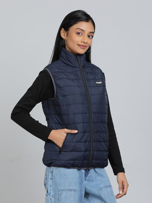 Benne Sleeveless Bomber Jacket