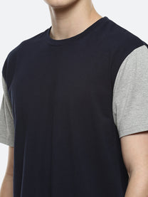Smash Color Block Oversized T-Shirt