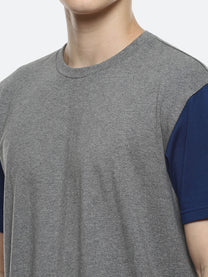 Hue Color Block Oversized T-Shirt