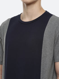 Coal Color Block Oversized T-Shirt