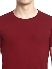 Hummel Cam Men'S T-Shirt Pack Of 2 (Maroon/White)
