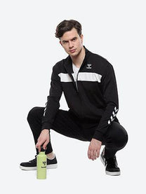 Griz Men's All weather Regular Fit Track Suit with Zipper and Pockets Comfortable Breathable Stretchable Soft Fabric For Everyday Use Ideal for Gym Training or Running Loungwear - Hummel India