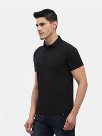 Jaye Poly Polo T-shirt Pack Of 2 (Black/Charcoal Grey)