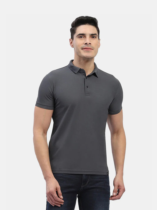 Jaye Poly Polo T-shirt Pack Of 2 (Lavender/Charcoal Grey)