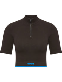 Knitted Womens Zip Top