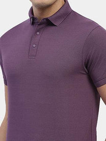Hummel Men Purple Jaye Sports Polo Collar Tshirt - Hummel India