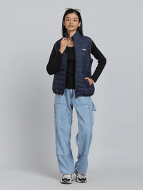 Benne Sleeveless Bomber Jacket