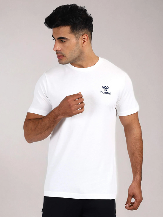 Kevins Men Cotton White T-Shirt