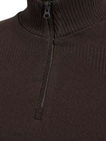Knitted Womens Zip Top
