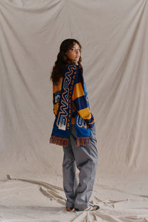 LOOSE STRIPED POLO L/S