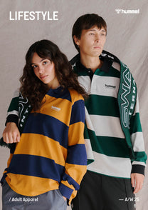 LOOSE STRIPED POLO L/S