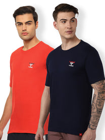 Champ Tshirt Pack Of 2(Red/Navy)