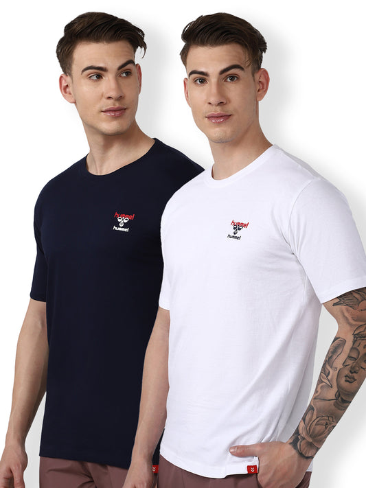 Champ Tshirt Pack Of 2(White/Navy)