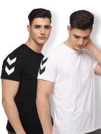 Legacy Chevron T-Shirt Pack Of 2(White /Black)