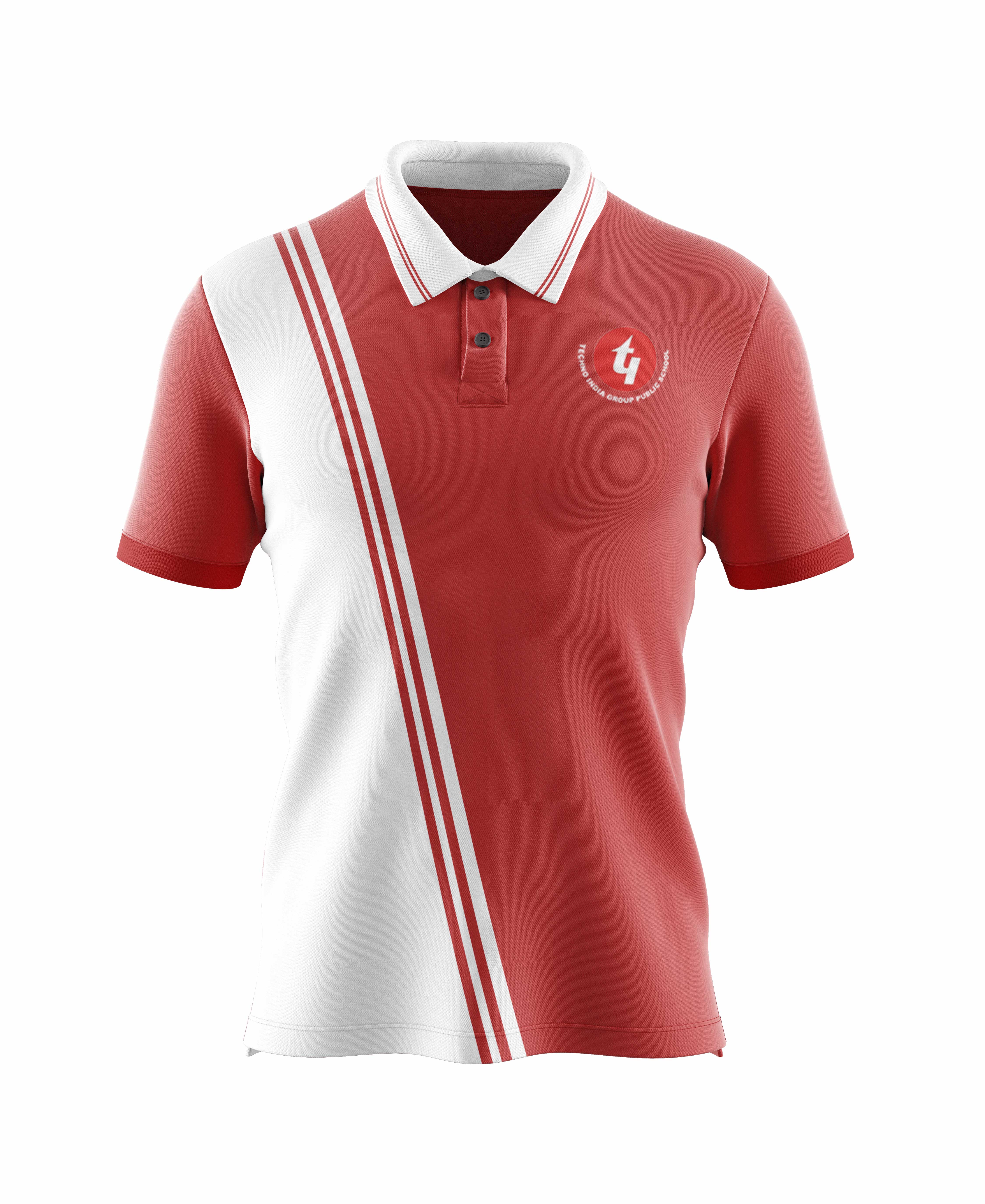 Techno Kids Red Polo Tee
