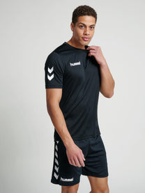 Hummel Core Men Polyester Black T-Shirt