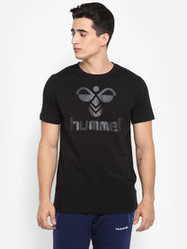 Hummel Classic Bee Men Cotton Black T-Shirt