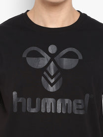 Hummel Classic Bee Men Cotton Black T-Shirt