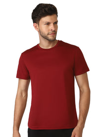 Hummel Calen Men Polyester Red T-Shirt