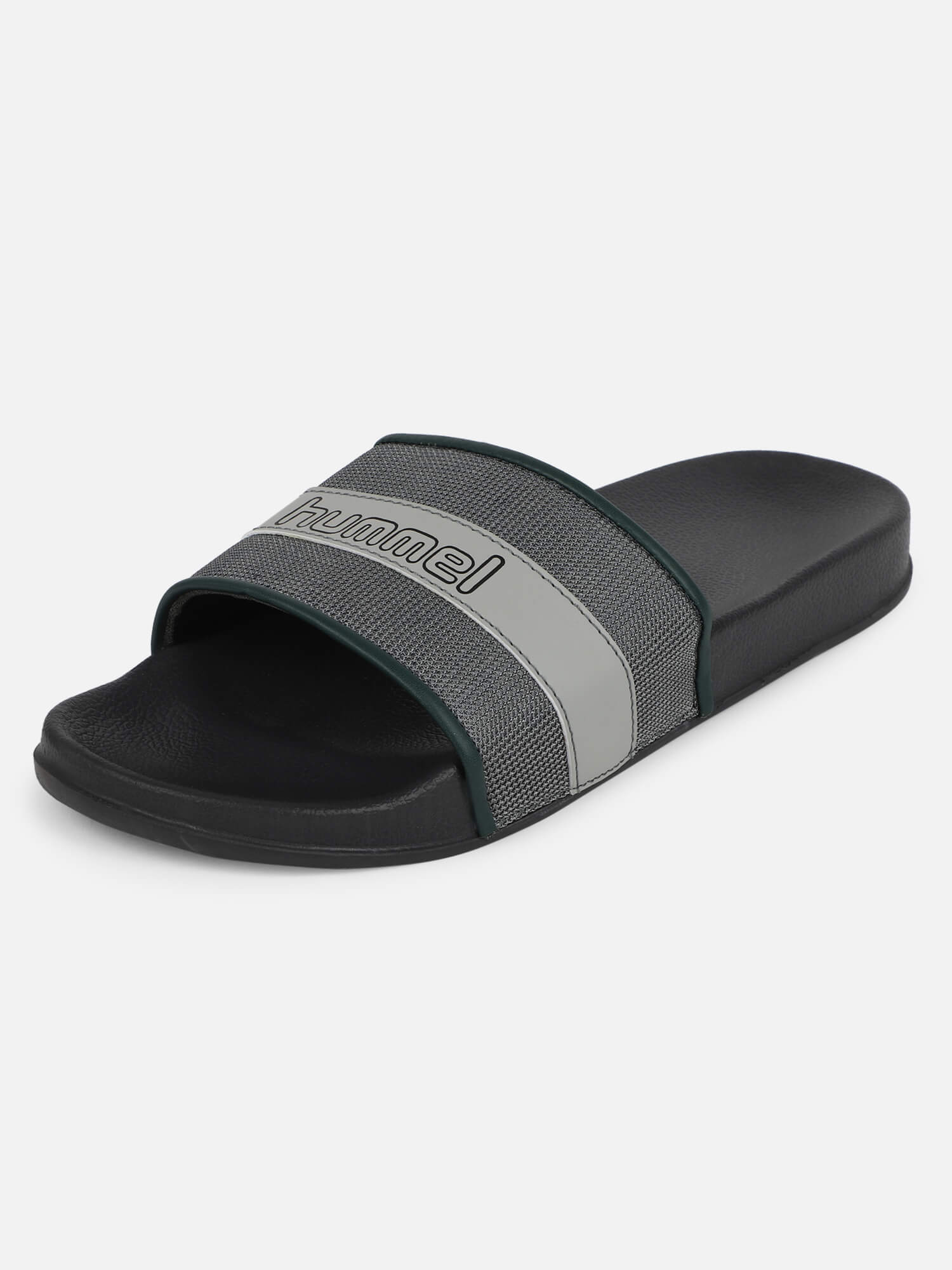 Skive Men Green Slides Hummel India