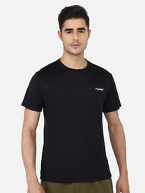 Hummel Adalwin Men Polyester Black T-Shirt