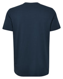 Hummel Jaxon Men Cotton Blue T-Shirt