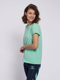 Hummel Isobella Women Cotton Green T-Shirt