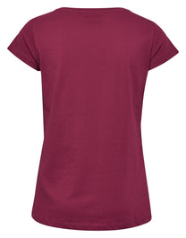 Hummel Jade Women Cotton Red T-Shirt