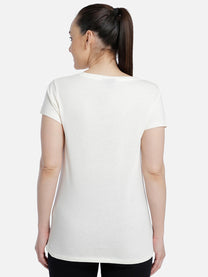 Hummel Jade Women Cotton White T-Shirt