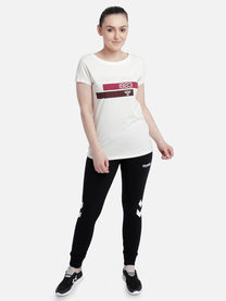 Hummel Jade Women Cotton White T-Shirt