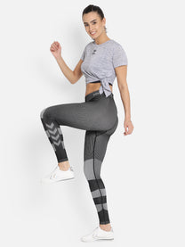Hummel Ella Seamless Women Grey Tight