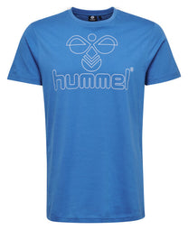Hummel Ethan Men Cotton Light Blue T-Shirt