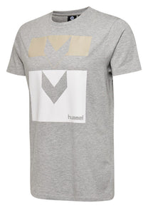 Hummel Harald Men Cotton Grey T-Shirt