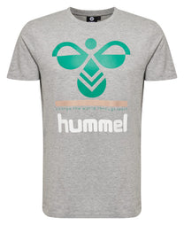 Hummel Winston Men Cotton Grey T-Shirt