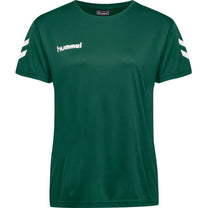 Hummel Core Women Polyester Green T-Shirt