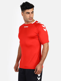 Hummel Core Men Polyester Red T-Shirt