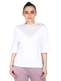 Hummel Aya Women Cotton White Sweatshirt