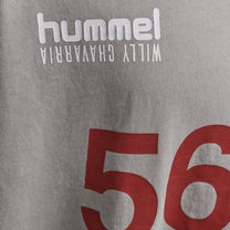 Hummel Willy Buffalo Men Cotton Grey T-Shirt