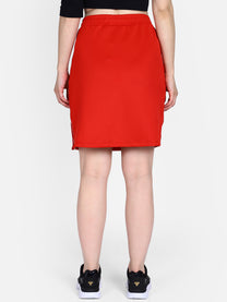 Hummel Boline Women Polyester Red Skirt