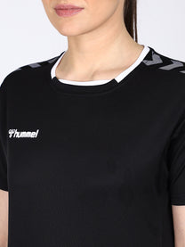 Hummel Authentic Women Polyester Black T-Shirt