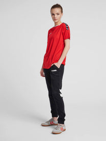 Hummel Authentic Women Polyester Red T-Shirt
