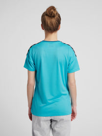 Hummel Authentic Women Polyester Blue T-Shirt