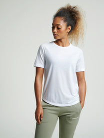 Hummel Vanja Women Polyester White T-Shirt