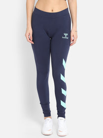 Hummel Sommer Women Cotton Blue Tight