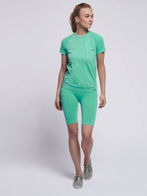 Hummel Ci Seamless Women Green T-Shirt
